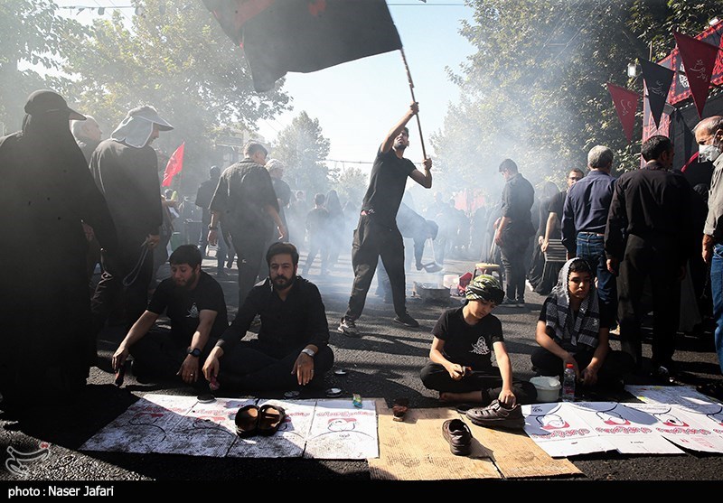 پیاده روی جاماندگان اربعین تهران