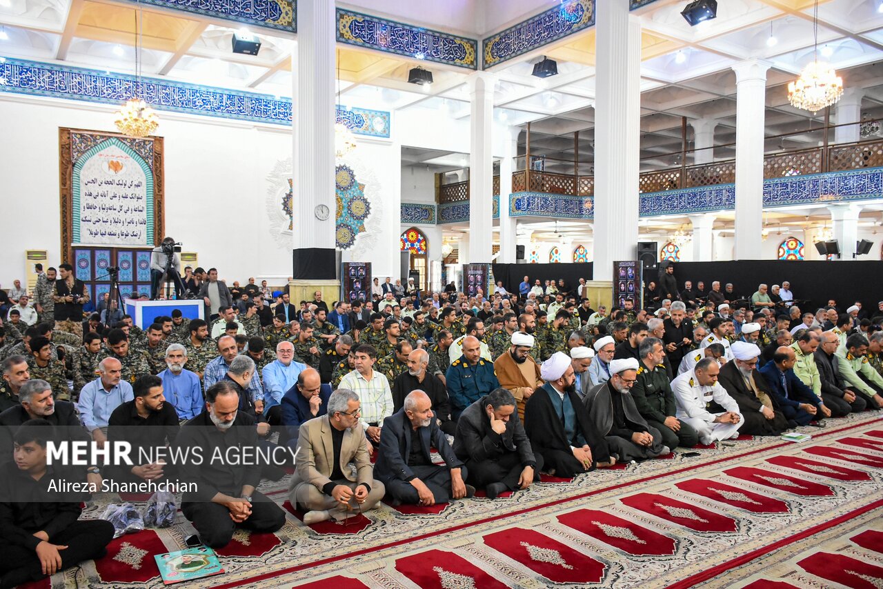 مراسم اربعین شهدای اقتدار ایران در رشت