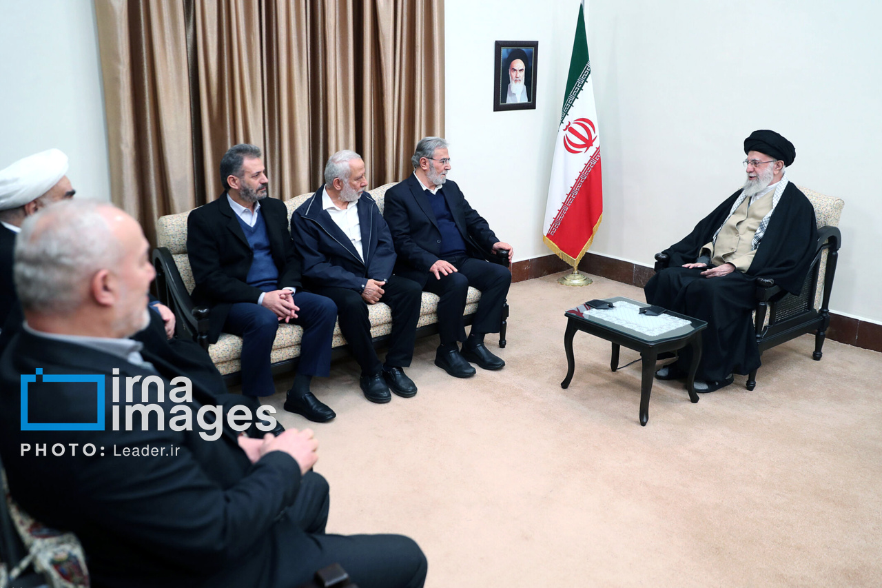 دیدار دبیرکل جهاد اسلامی فلسطین با رهبر انقلاب