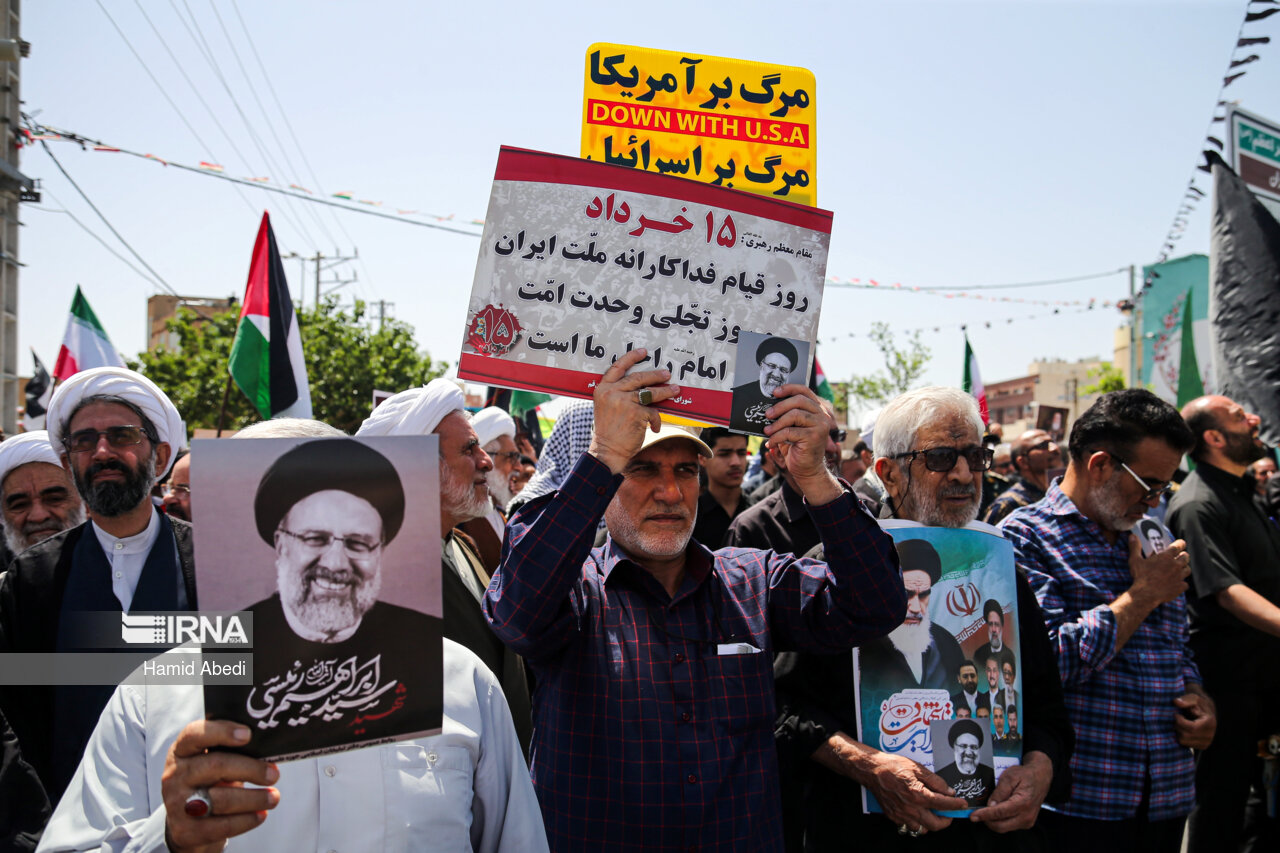 راهپیمایی سالگرد قیام ۱۵ خرداد در قم