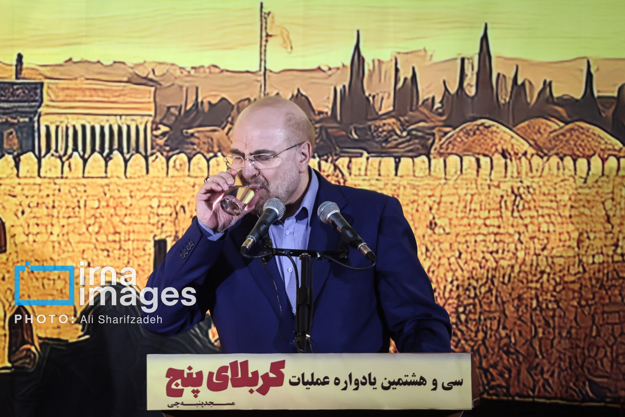 حضور«قالیباف» در مسجد پنبه چی