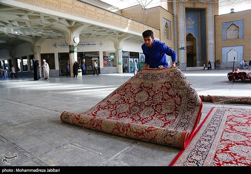 نماز عید قربان در حرم مطهر حضرت معصومه (س)