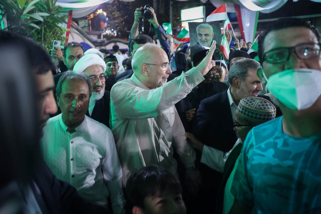 حضور قالیباف در مرکز فرهنگی اسلامی اندونزی