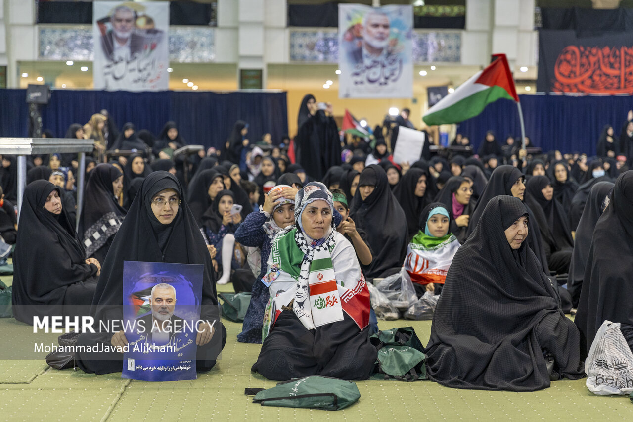 مراسم بزرگداشت شهید اسماعیل هنیه