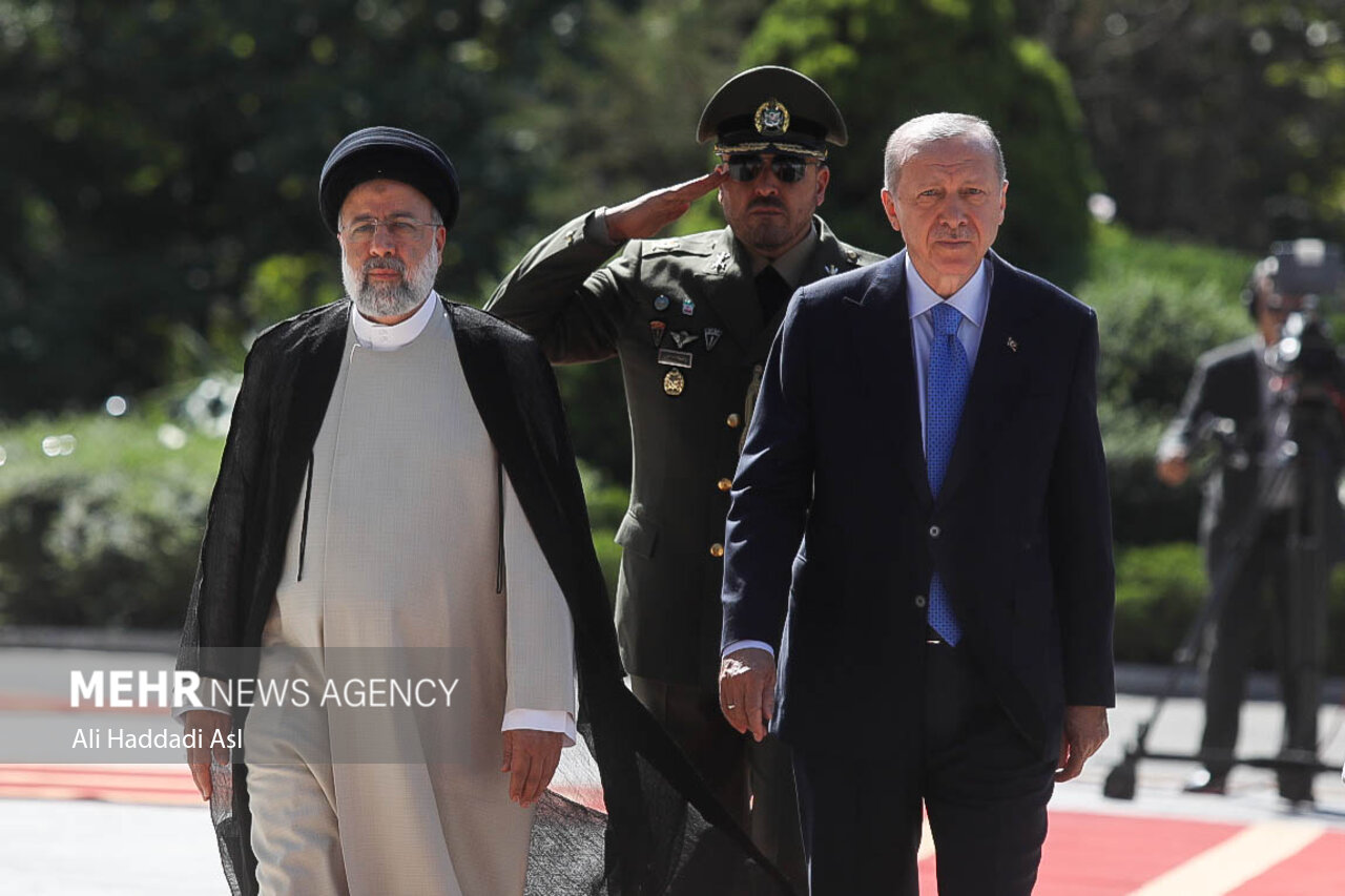 مراسم استقبال رسمی رئیسی از اردوغان 