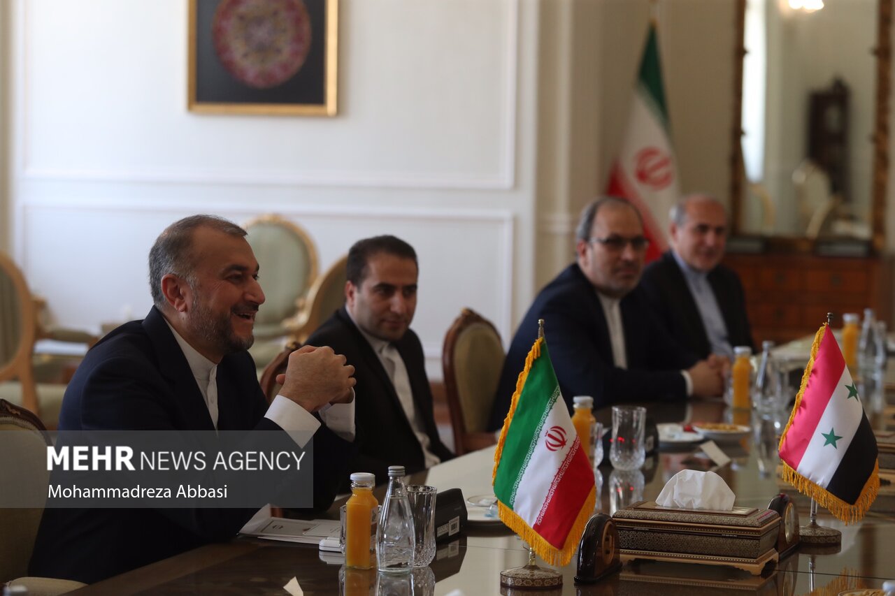 دیدار وزرای خارجه ایران و سوریه
