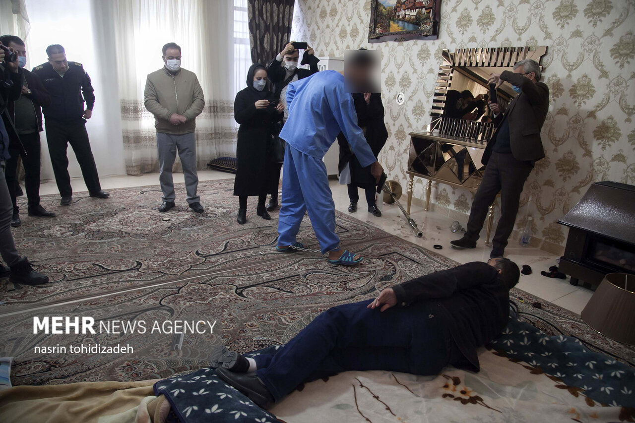 بازسازی صحنه قتل در کرمانشاه