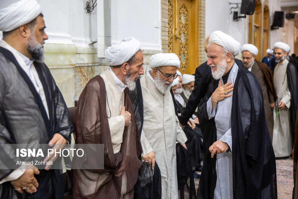 مراسم بزرگداشت شهدای خدمت در حرم حضرت فاطمه معصومه(س)