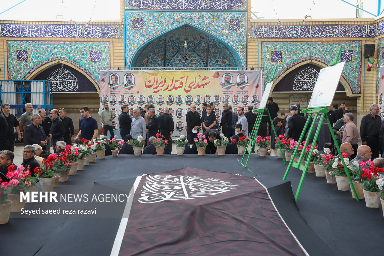 مراسم گرامیداشت اربعین شهدای هوافضای سپاه با حضور قالیباف 