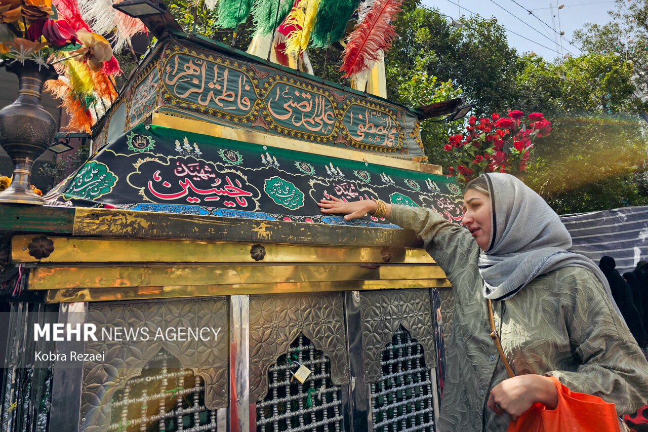 مراسم جاماندگان اربعین در استان‌ها