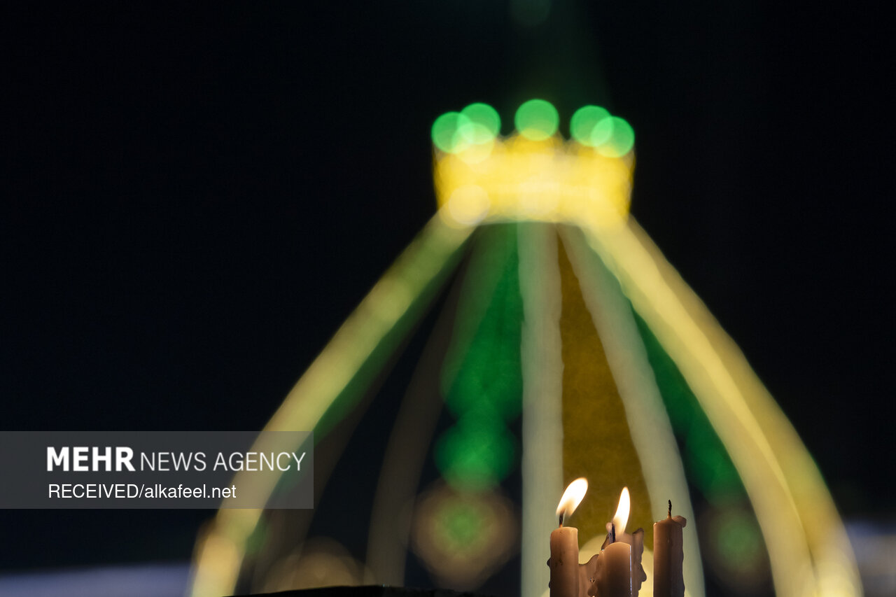 حال و هوای کربلا در شب نیمه شعبان