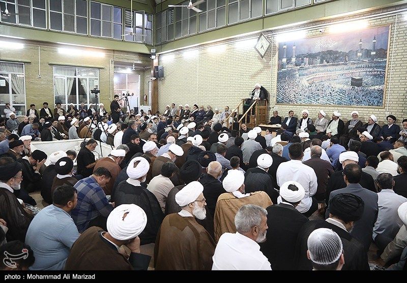  مراسم ترحیم و بزرگداشت همسر آیت‌الله سیستانی در قم