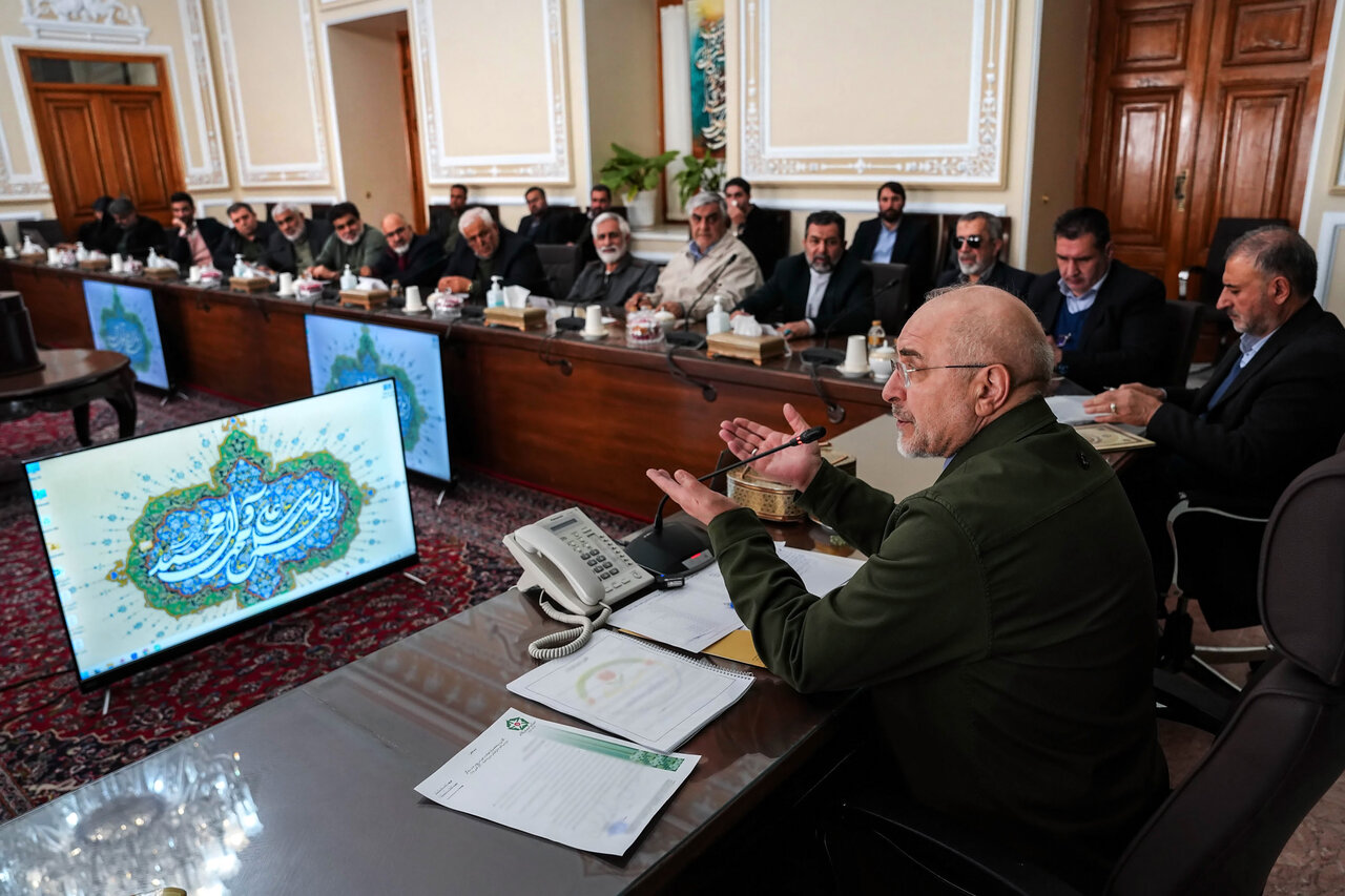 دیدار جمعی از جانبازان و ایثارگران با قالیباف