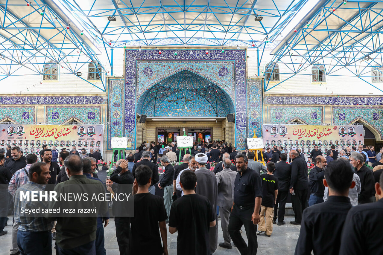 مراسم گرامیداشت اربعین شهدای هوافضای سپاه با حضور قالیباف 