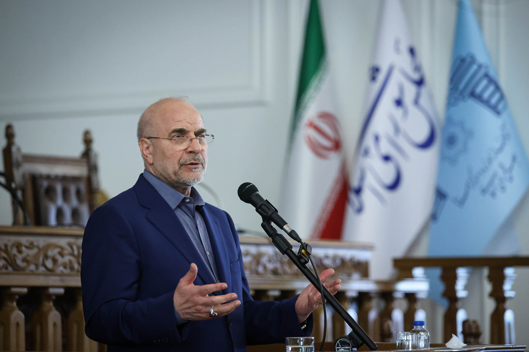 حضور و سخنرانی قالیباف در نشست هوش مصنوعی