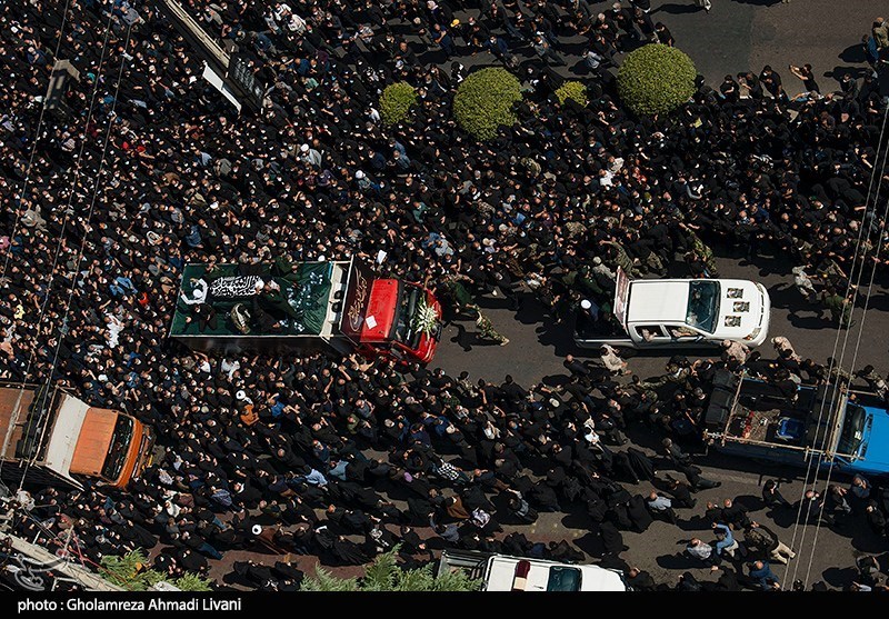 مراسم تشییع علامه حسن‌زاده‌ آملی