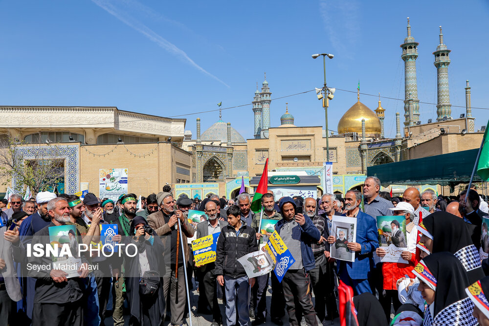 راهپیمایی روز قدس در قم