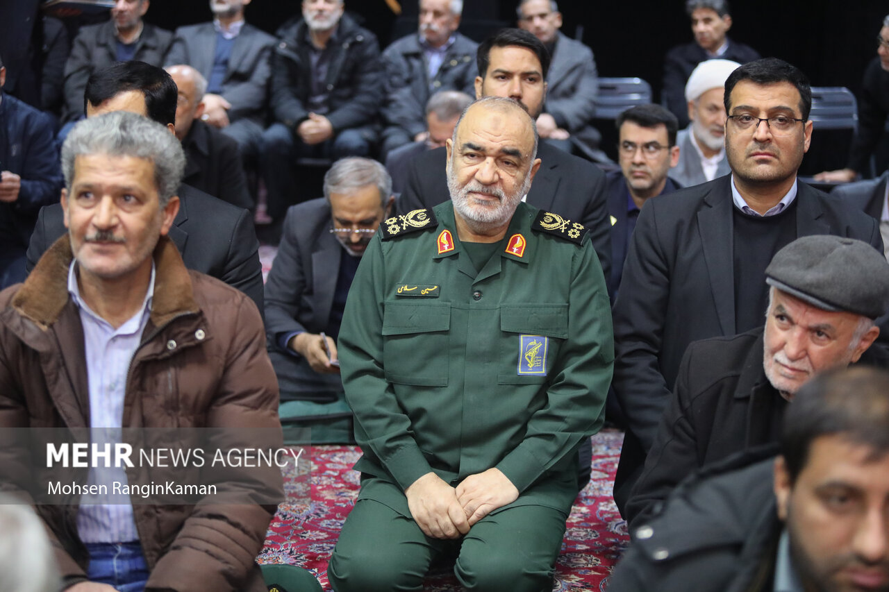 مراسم ختم والده سردار کوثری