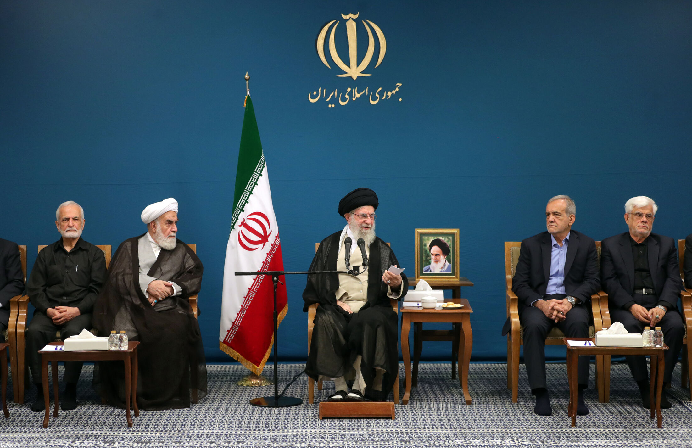 نخستین دیدار هیئت دولت چهاردهم با رهبر انقلاب