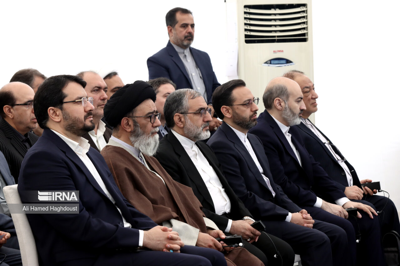 تصاویر افتتاح سد «قیز قلعه سی»