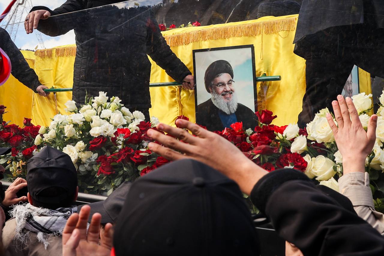 حضور قالیباف در مراسم تشییع پیکر رهبران شهید مقاومت