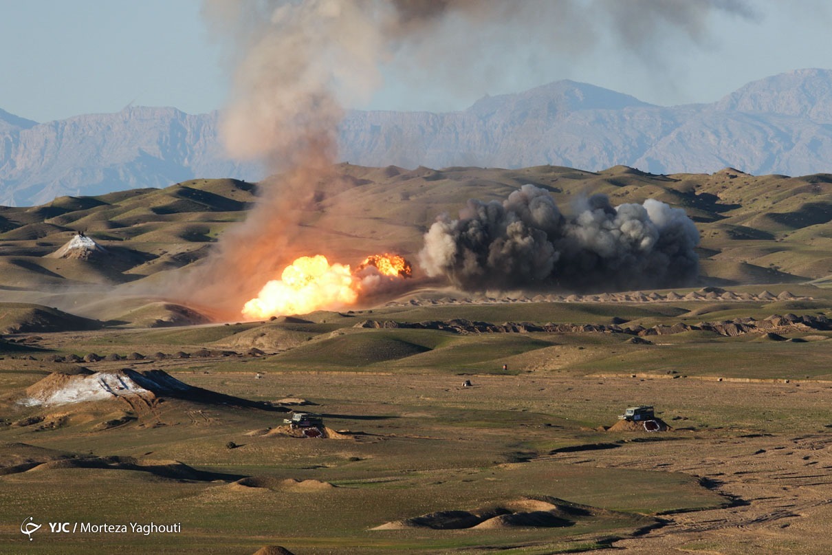 خط و نشان دلاوران نیروی زمینی سپاه برای دشمن