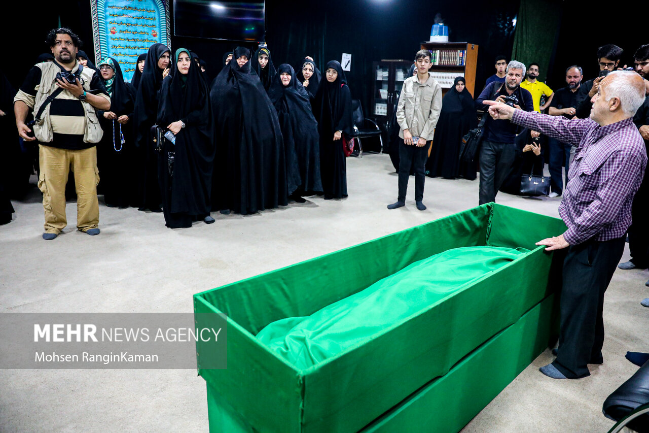 وداع با پیکر مطهر شهید «نورالله نوری» در معراج شهدای تهران