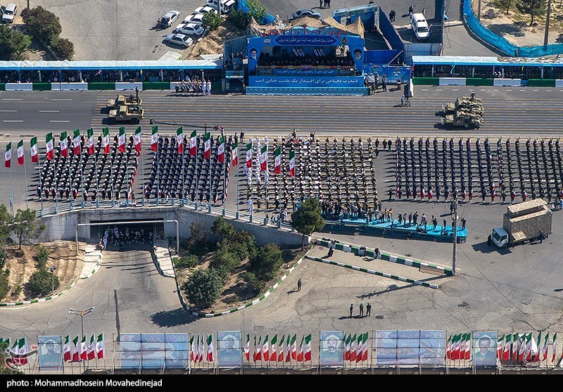 تمرین رژه بالگردی هوانیروز ارتش