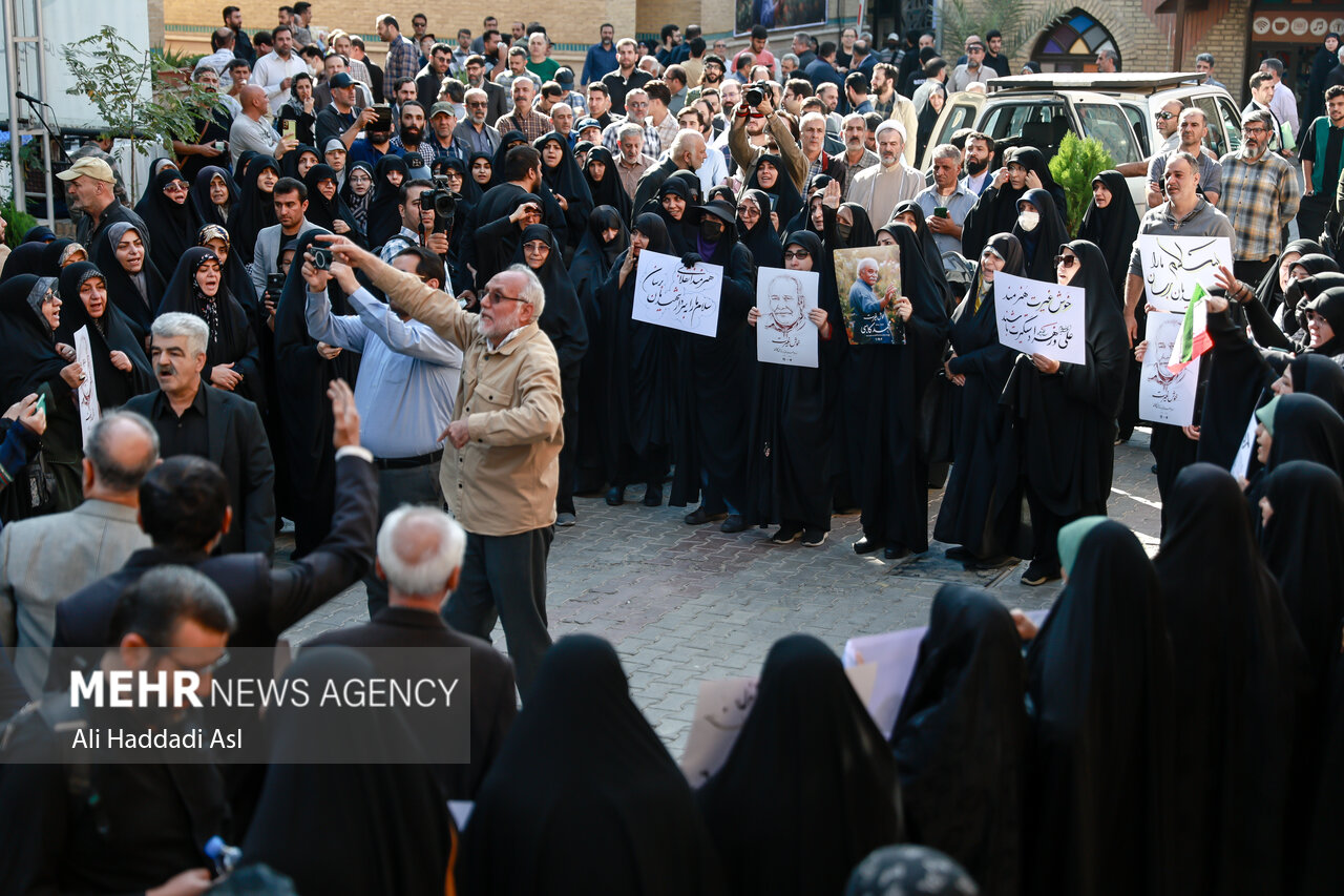 مراسم تشییع پیکر محمد کاسبی