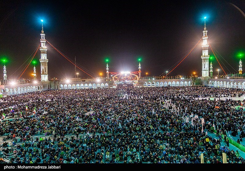 مراسم احیای شب قدر در مسجد جمکران 