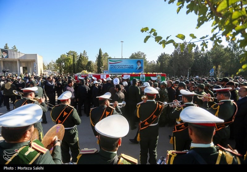مراسم تشییع پیکر شهدای امنیت در اصفهان