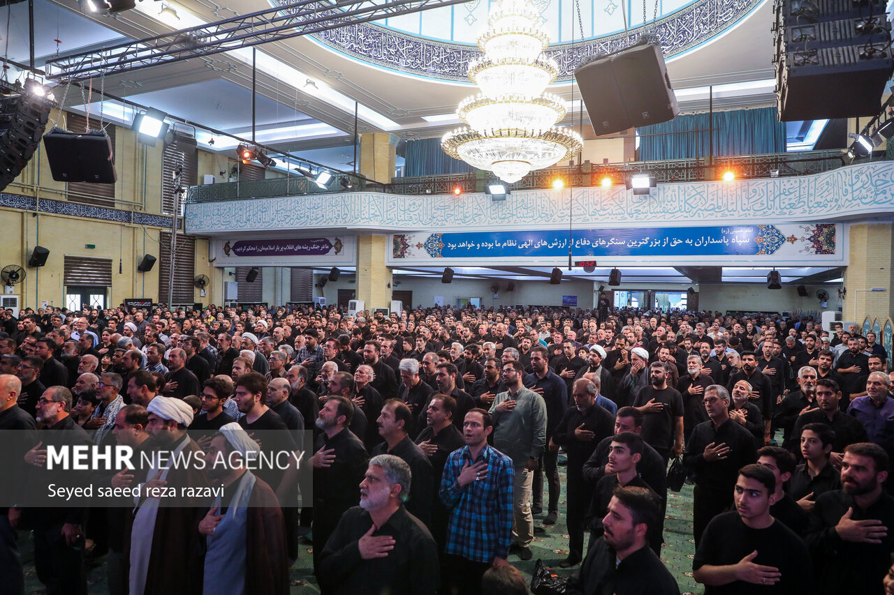 مراسم گرامیداشت اربعین شهدای هوافضای سپاه با حضور قالیباف 