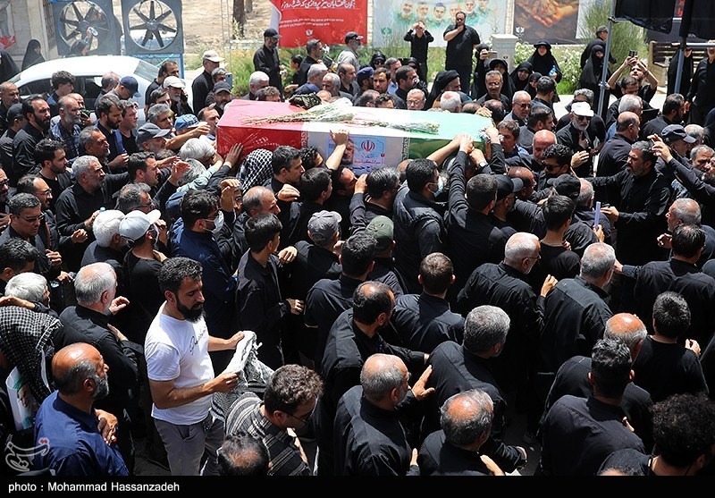 تشییع و تدفین پیکر سردار شهید حسن محققی