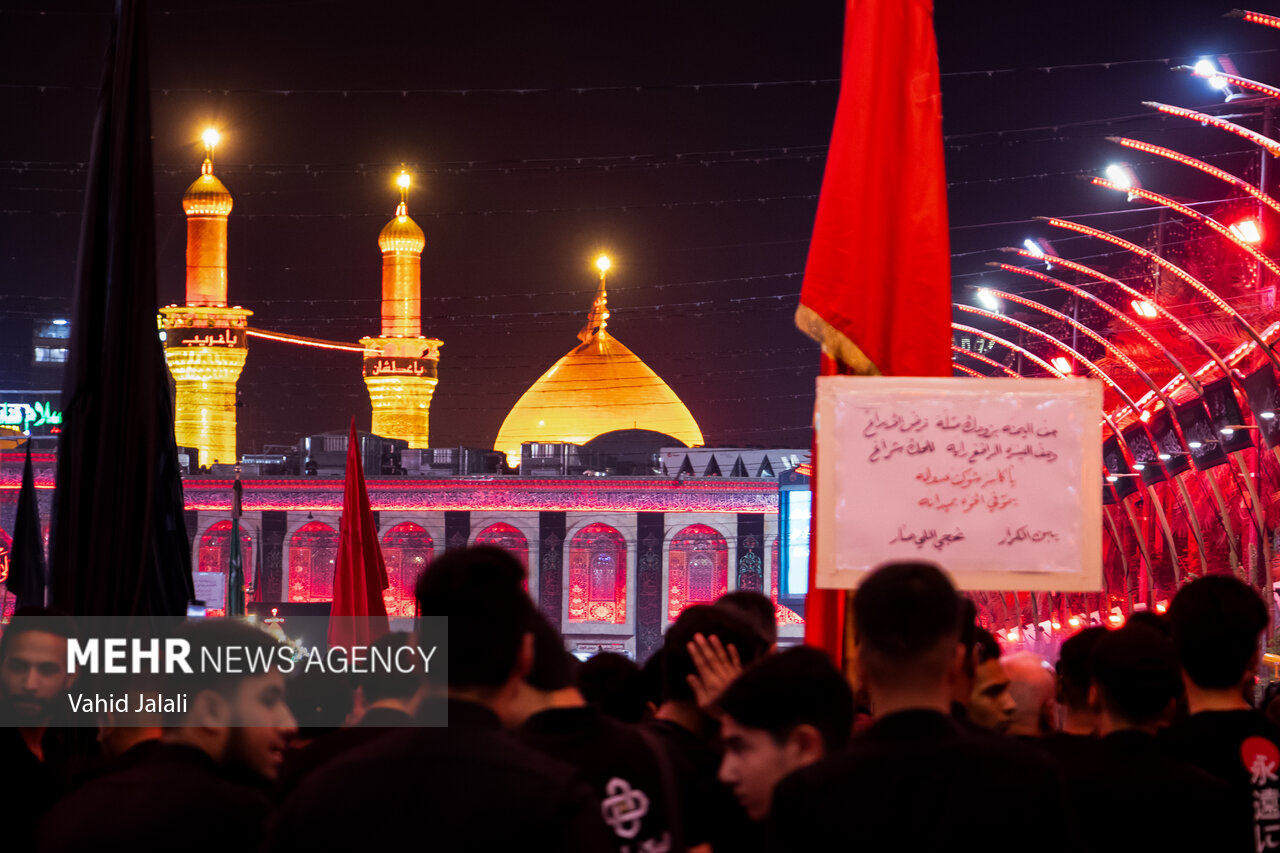 شب عاشورای حسینی در کربلای معلی