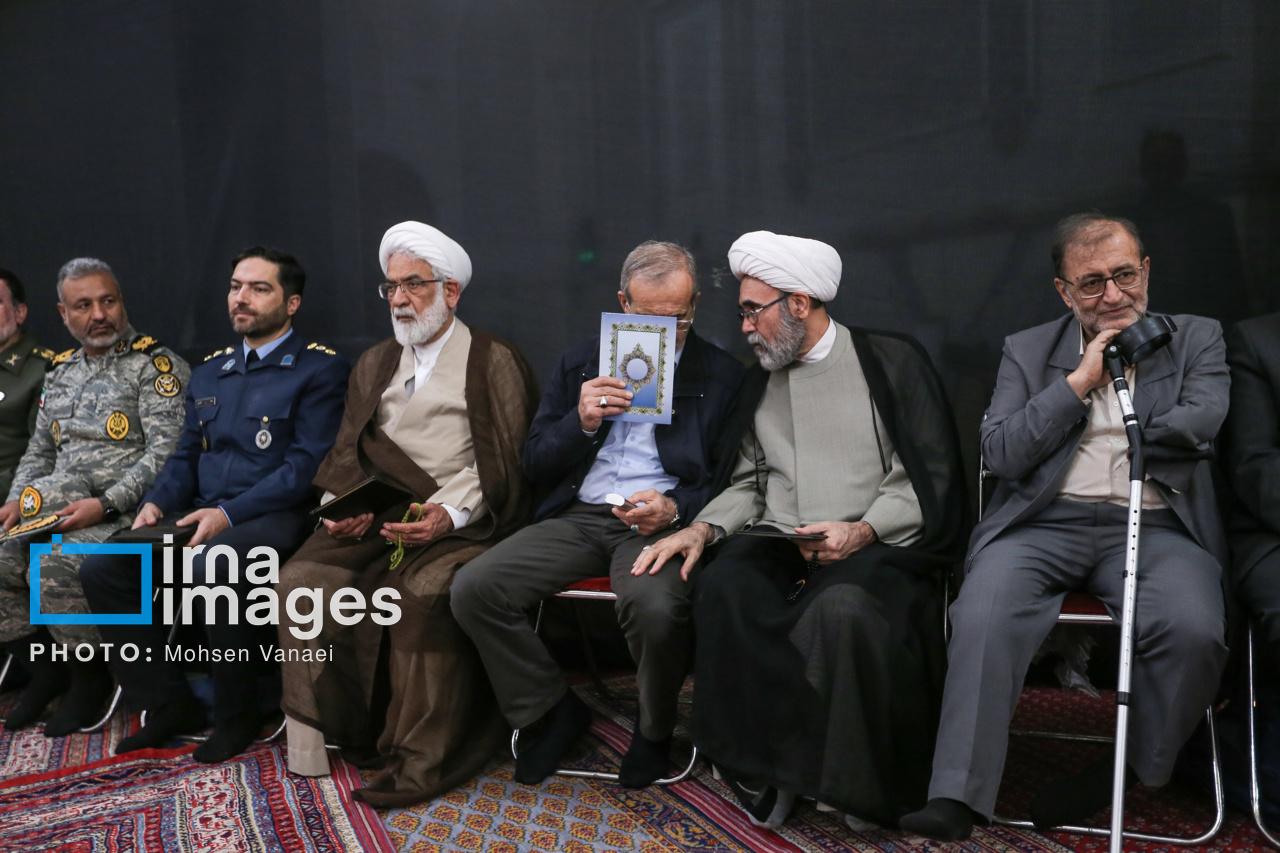 مراسم چهلمین روز درگذشت شهدای مقاومت