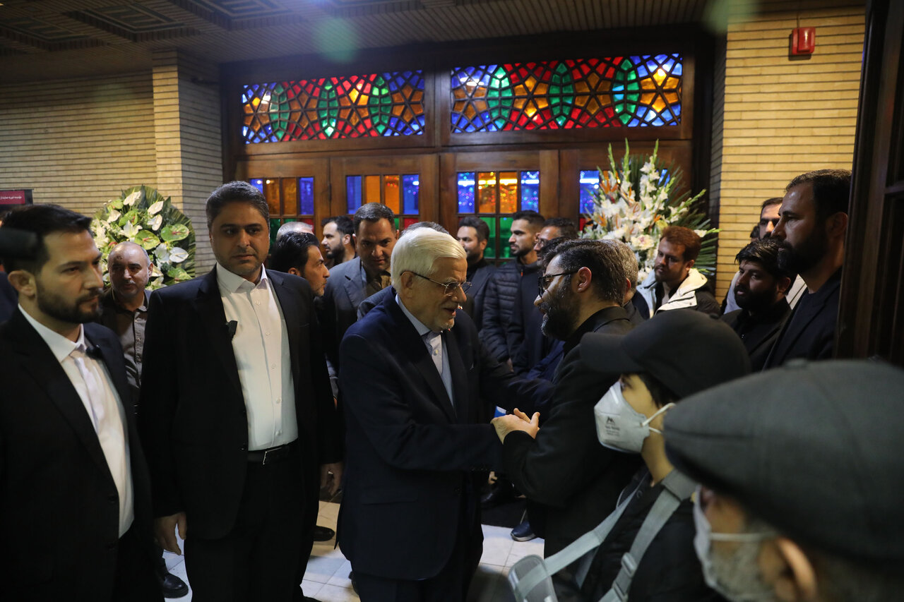 حضور قالیباف در مراسم ختم همسر و فرزندان معاون رئیس جمهور