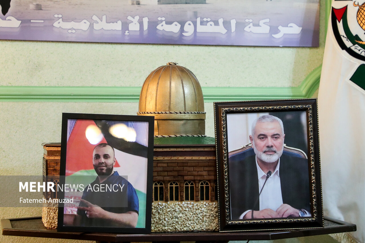 حضور سرپرست وزارت خارجه در دفتر حماس در تهران