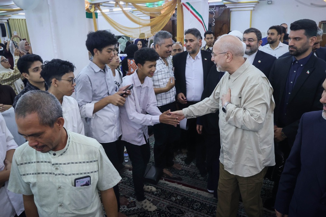 حضور قالیباف در مرکز فرهنگی اسلامی اندونزی