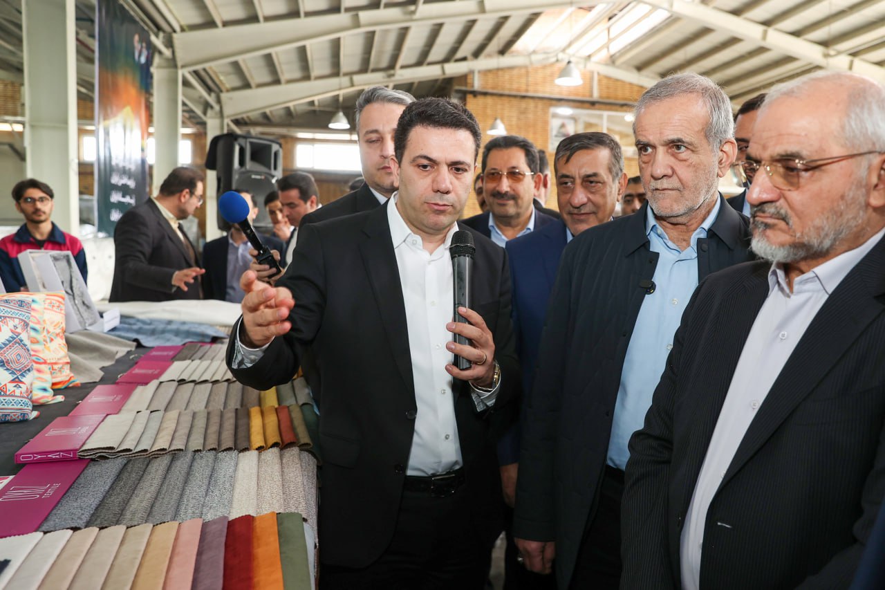  بازدید پزشکیان از ۲ واحد تولیدی