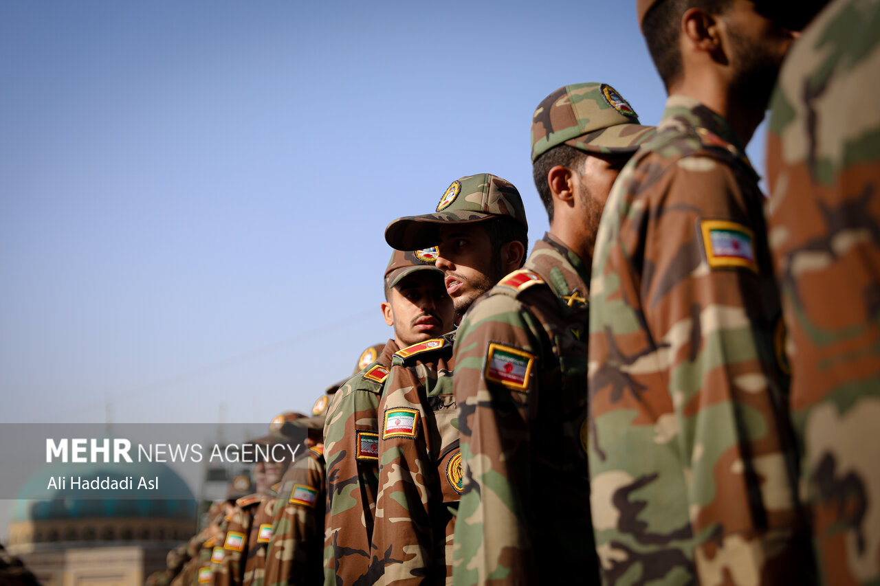 تشییع پیکر شهید گمنام 