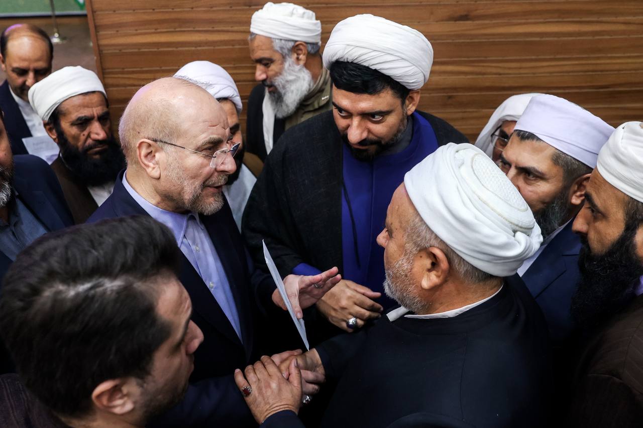  سخنرانی قالیباف در نشست صمیمانه با علمای اهل سنّت کشور