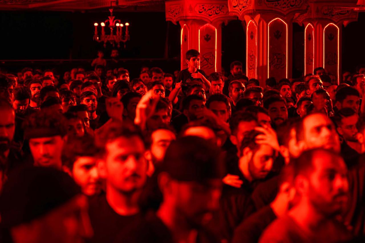 حضور قالیباف در مراسم عزاداری شب پنجم ماه محرم هیئت رایةالعباس
