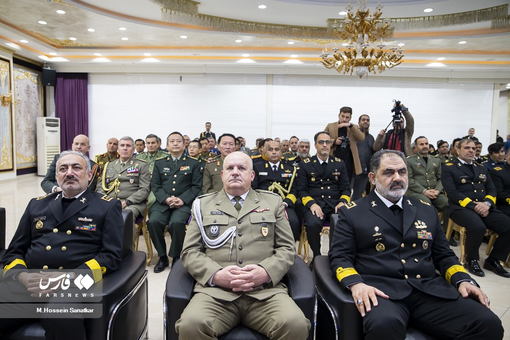 دیدار وابستگان خارجی نظامی با دریادار ایرانی