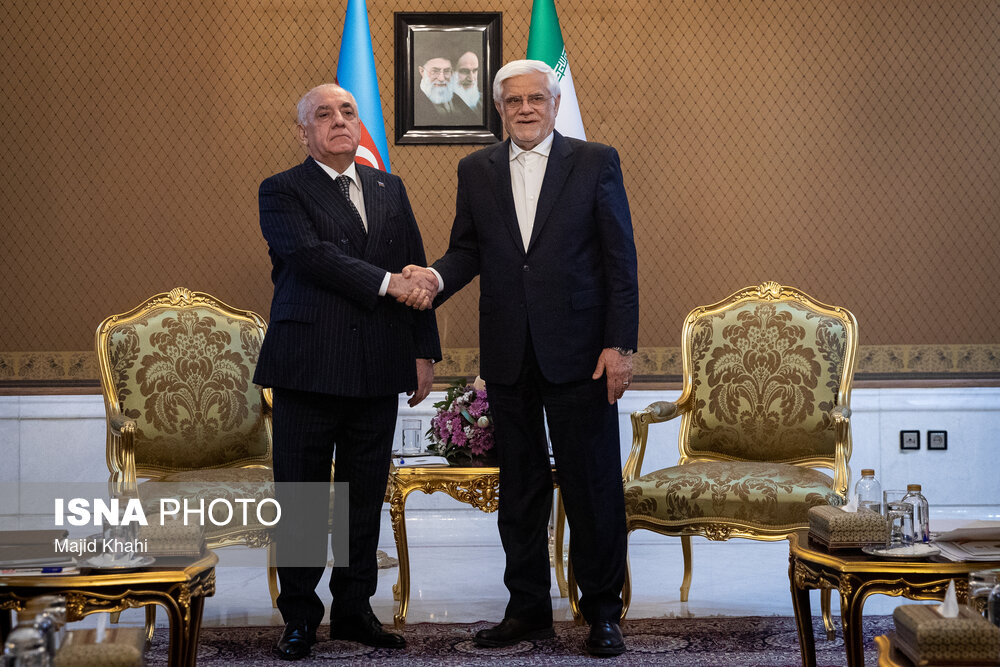 دیدار نخست وزیر جمهوری آذربایجان با معاون اول رئیس جمهور