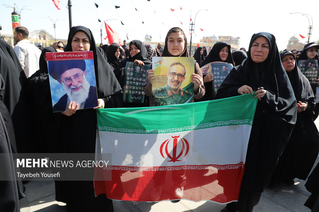 تشییع و خاکسپاری پیکر سردار شهید «علی شادمانی» 