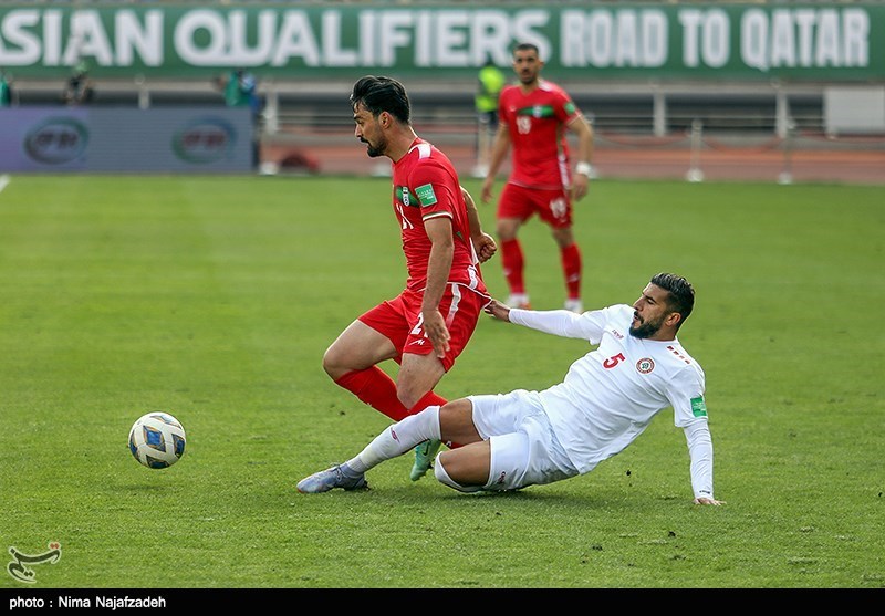 دیدار تیم‌های ملی فوتبال ایران و لبنان
