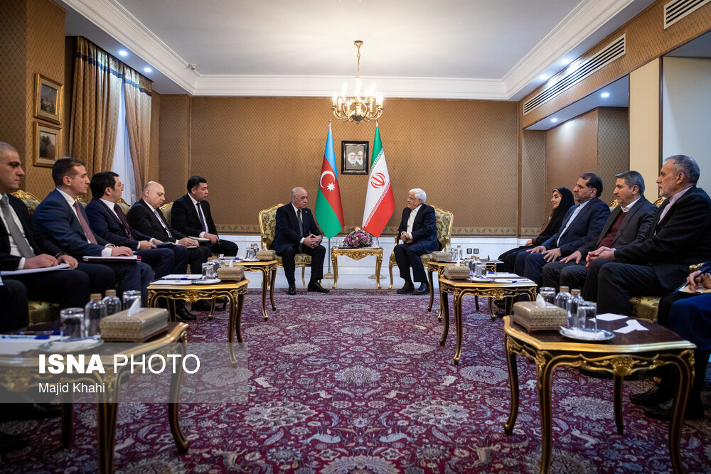 دیدار نخست وزیر جمهوری آذربایجان با معاون اول رئیس جمهور