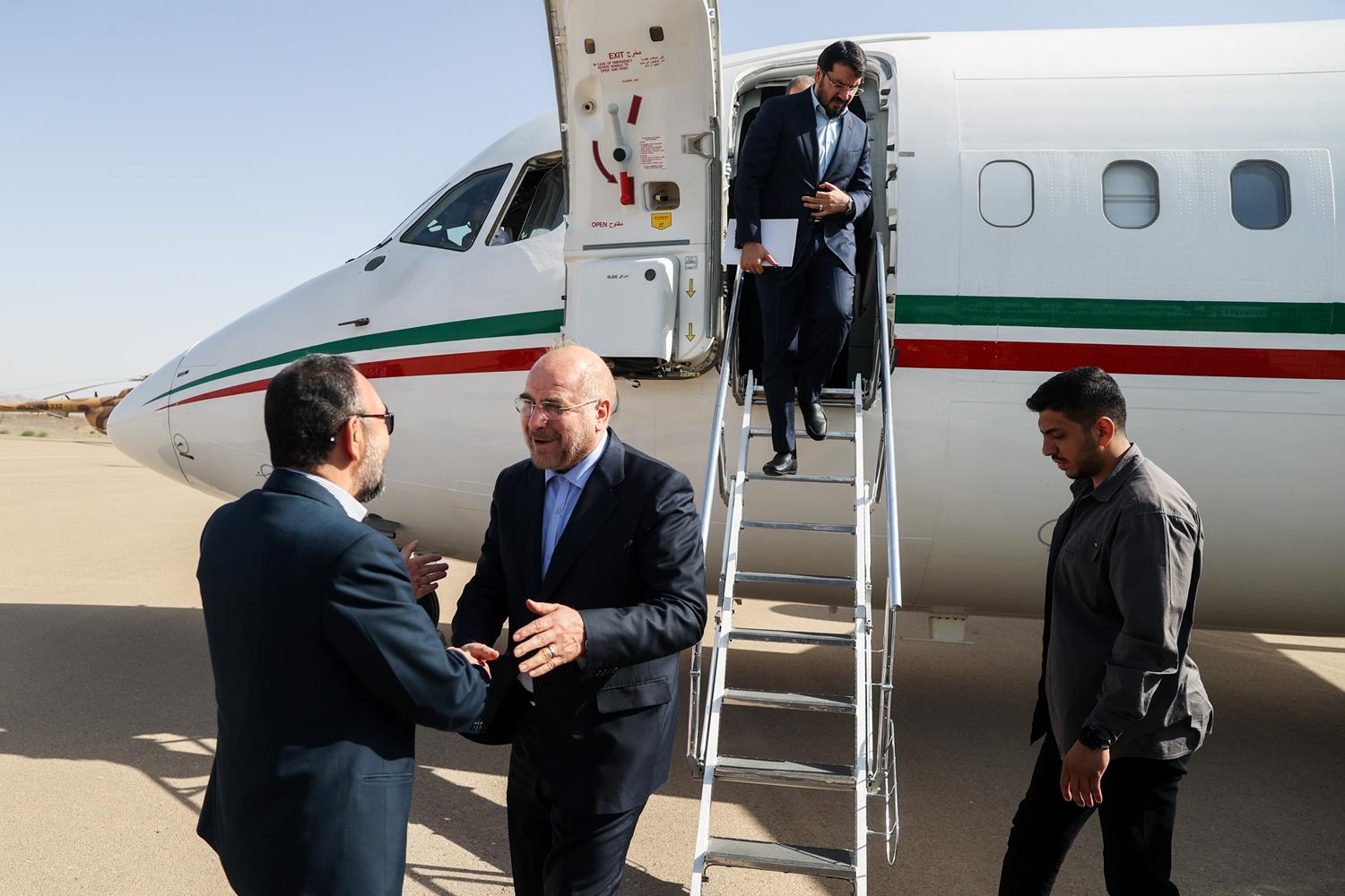 مراسم افتتاح فرودگاه شهدای گناباد