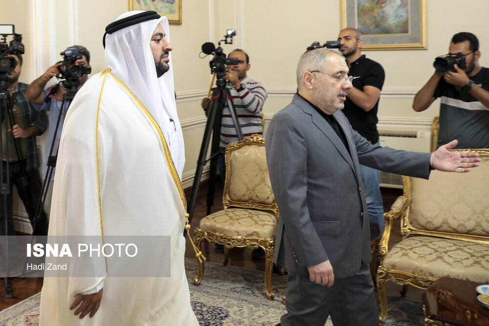 دیدار وزیر مشاور قطر در امور خارجی با امیرعبداللهیان