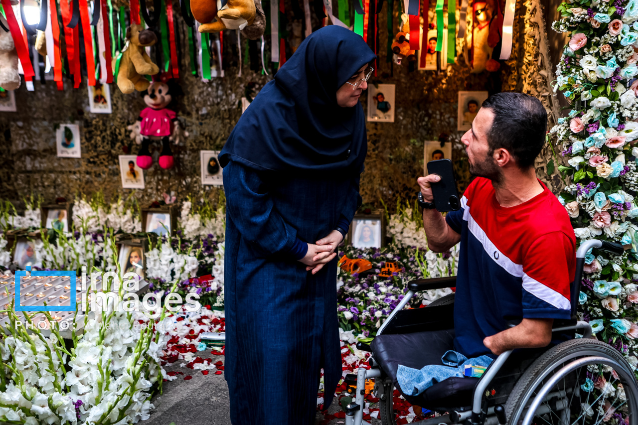 تصاویر حضور «مسعود پزشکیان» در شیرخوارگاه آمنه